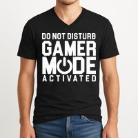 Do Not Disturb Gamer Mode Activated V-Neck T-Shirt
