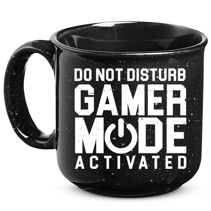 Do Not Disturb Gamer Mode Activated 15oz Campfire Ceramic Mug