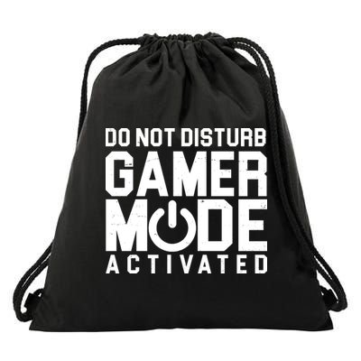 Do Not Disturb Gamer Mode Activated Drawstring Bag
