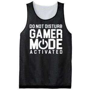 Do Not Disturb Gamer Mode Activated Mesh Reversible Basketball Jersey Tank