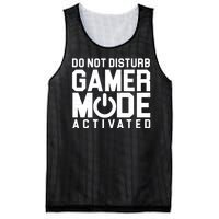 Do Not Disturb Gamer Mode Activated Mesh Reversible Basketball Jersey Tank