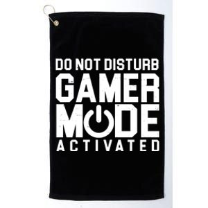 Do Not Disturb Gamer Mode Activated Platinum Collection Golf Towel