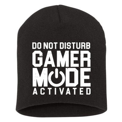 Do Not Disturb Gamer Mode Activated Short Acrylic Beanie