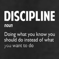 Discipline Noun Definition Motivational Quotes 11oz C Handle Ceramic Mug