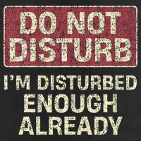 Do Not Disturb IM Disturbed Enough Already Sarcastic Cool Comfort Performance Bucket Hat