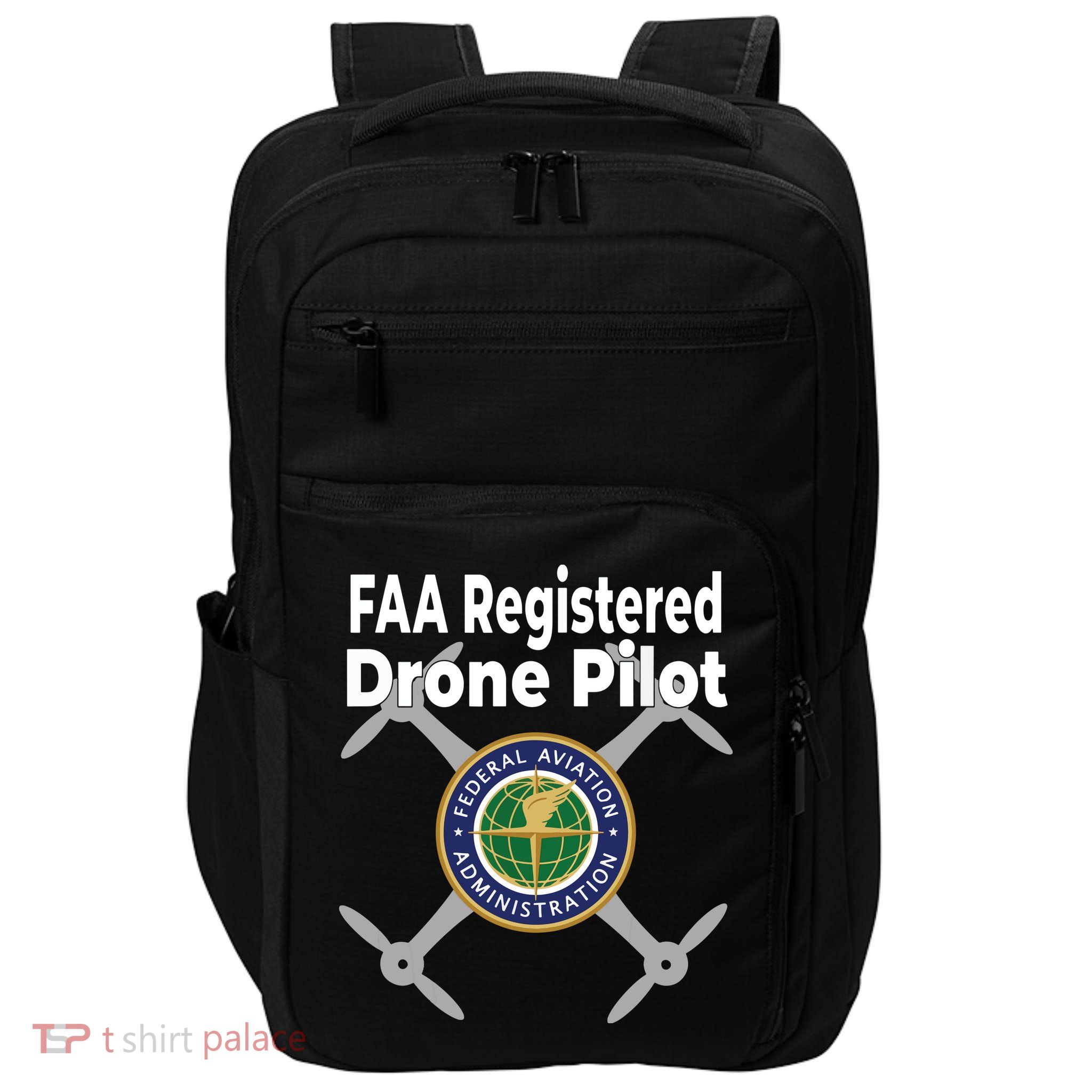 Do Not Disturb FAA Certified Drone Pilot Impact Tech Backpack
