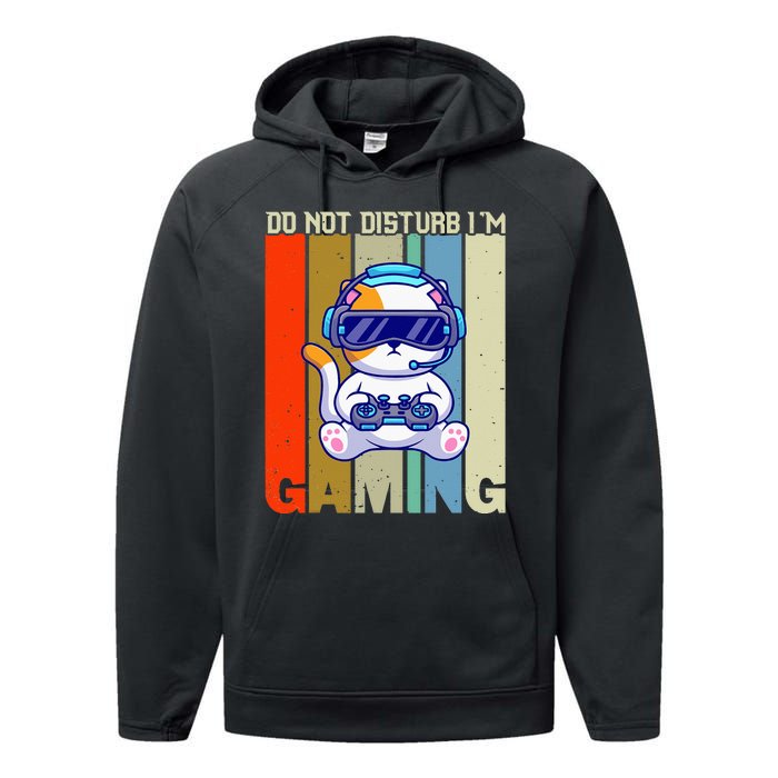 Do Not Disturb I'm Gaming Performance Fleece Hoodie