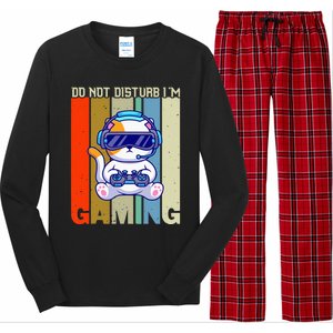 Do Not Disturb I'm Gaming Long Sleeve Pajama Set