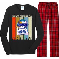 Do Not Disturb I'm Gaming Long Sleeve Pajama Set