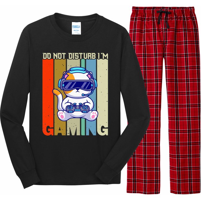 Do Not Disturb I'm Gaming Long Sleeve Pajama Set