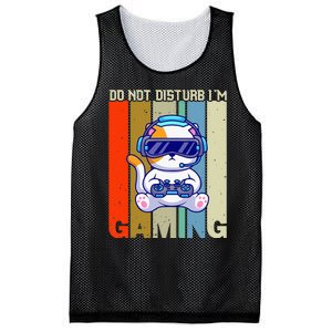 Do Not Disturb I'm Gaming Mesh Reversible Basketball Jersey Tank