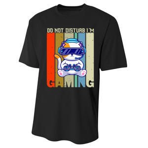 Do Not Disturb I'm Gaming Performance Sprint T-Shirt