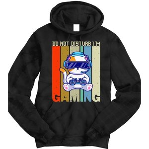 Do Not Disturb I'm Gaming Tie Dye Hoodie