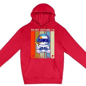 Do Not Disturb I'm Gaming Premium Pullover Hoodie