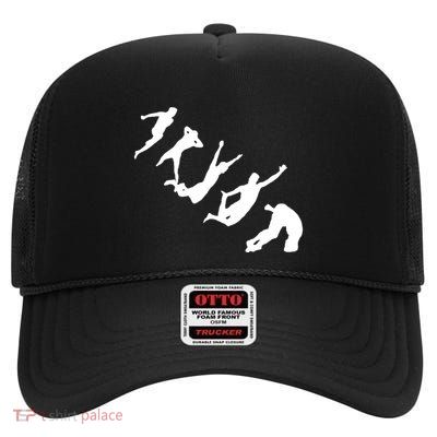 Dods Norwegian Death Diving Freestyle High Crown Mesh Back Trucker Hat