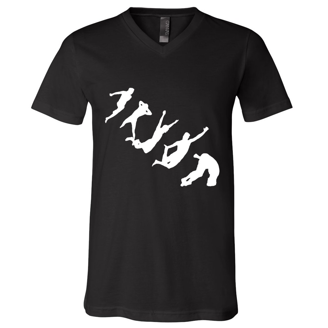 Dods Norwegian Death Diving Freestyle V-Neck T-Shirt