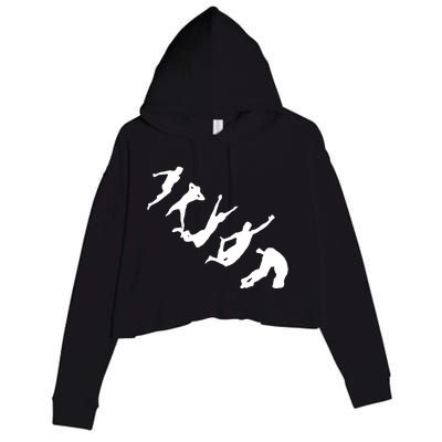 Dods Norwegian Death Diving Freestyle Crop Fleece Hoodie