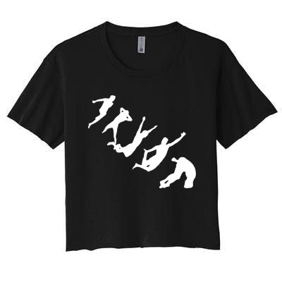 Dods Norwegian Death Diving Freestyle Women's Crop Top Tee