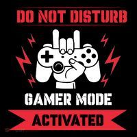 Do Not Disturb Gamer Mode Activated 7-Panel Snapback Hat