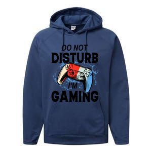 Do Not Disturb IM Gaming Gift Performance Fleece Hoodie