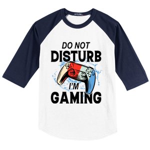 Do Not Disturb IM Gaming Gift Baseball Sleeve Shirt