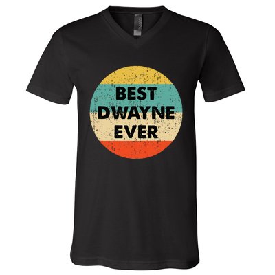 Dwayne Name V-Neck T-Shirt