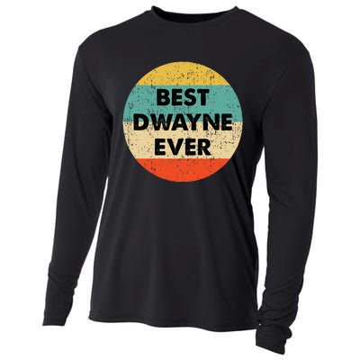 Dwayne Name Cooling Performance Long Sleeve Crew