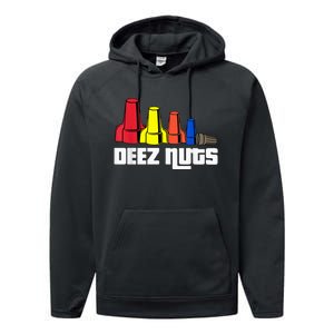 Deez Nuts Electrician Performance Fleece Hoodie