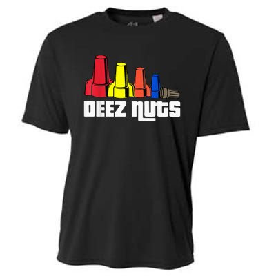 Deez Nuts Electrician Cooling Performance Crew T-Shirt