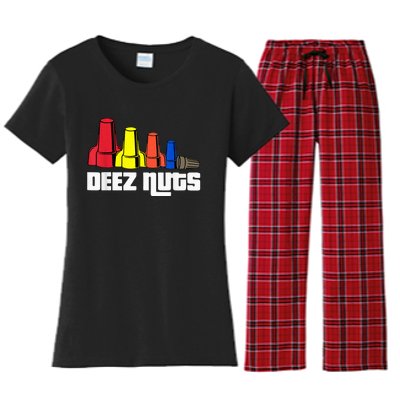 Deez Nuts Electrician Women's Flannel Pajama Set