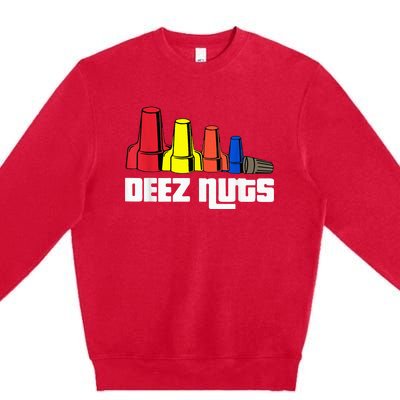 Deez Nuts Electrician Premium Crewneck Sweatshirt