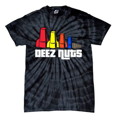 Deez Nuts Electrician Tie-Dye T-Shirt