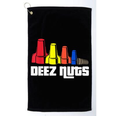 Deez Nuts Electrician Platinum Collection Golf Towel