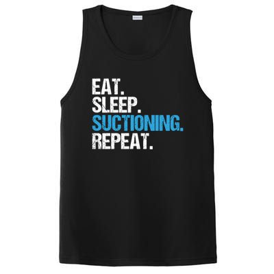 Dental Nurse Eat Sleep Suctioning Repeat Dental Assistant Cute Gift PosiCharge Competitor Tank