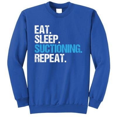 Dental Nurse Eat Sleep Suctioning Repeat Dental Assistant Cute Gift Sweatshirt