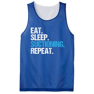 Dental Nurse Eat Sleep Suctioning Repeat Dental Assistant Cute Gift Mesh Reversible Basketball Jersey Tank