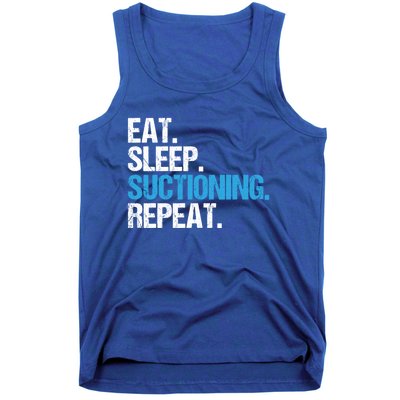 Dental Nurse Eat Sleep Suctioning Repeat Dental Assistant Cute Gift Tank Top