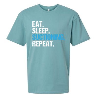 Dental Nurse Eat Sleep Suctioning Repeat Dental Assistant Cute Gift Sueded Cloud Jersey T-Shirt