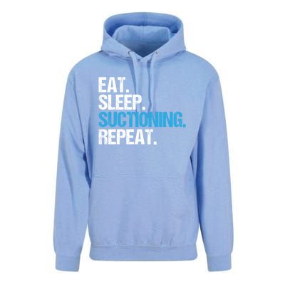 Dental Nurse Eat Sleep Suctioning Repeat Dental Assistant Cute Gift Unisex Surf Hoodie