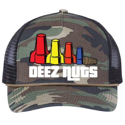 Deez Nuts Electrician Funny For Women Gift Retro Rope Trucker Hat Cap