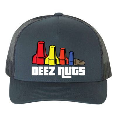 Deez Nuts Electrician Funny For Women Gift Yupoong Adult 5-Panel Trucker Hat