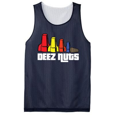 Deez Nuts Electrician Funny For Women Gift Mesh Reversible Basketball Jersey Tank