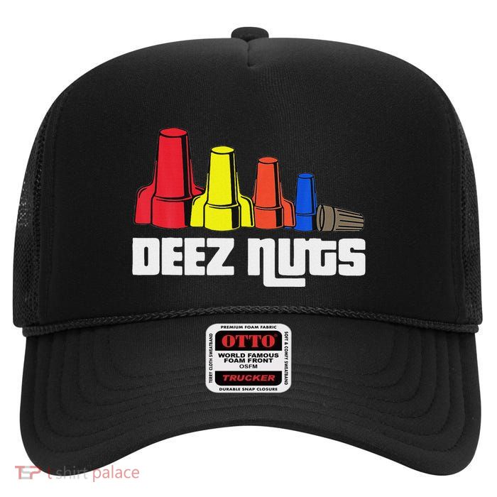 Deez Nuts Electrician High Crown Mesh Back Trucker Hat