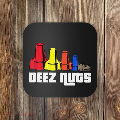 Deez Nuts Electrician Coaster