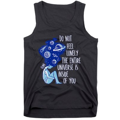 Do Not Feel Lonely Best Rumi Mystical Quotes Tank Top