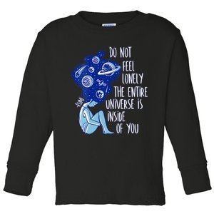 Do Not Feel Lonely Best Rumi Mystical Quotes Toddler Long Sleeve Shirt