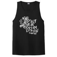 Do Not Fear For I Am With You Isaiah 4110 Bible Verse Lion PosiCharge Competitor Tank