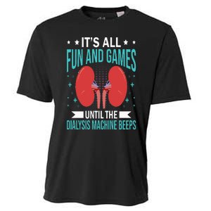 Dialysis Nurse Funny Dialysis Technician Cooling Performance Crew T-Shirt