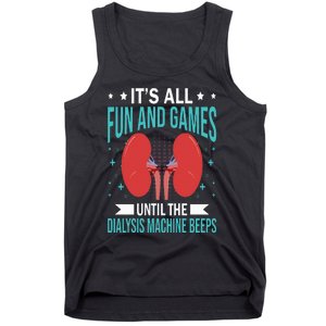 Dialysis Nurse Funny Dialysis Technician Tank Top