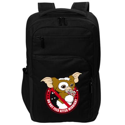 Do Not Feed After Midnight Funny Impact Tech Backpack
